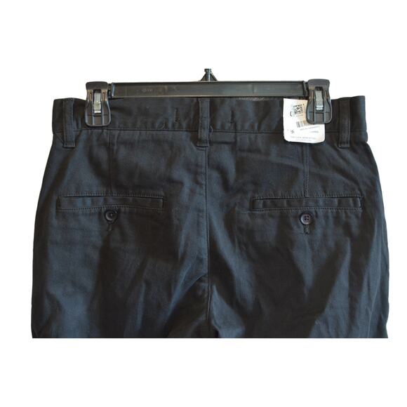 COTTON: ON Menswear Solid Black Skinny Stretch Chino Pants, Size 30 - Picture 5 of 5